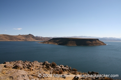 ペルーの湖