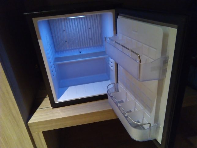 Nap hotelの冷蔵庫