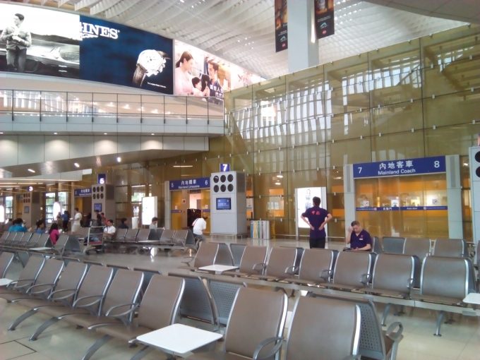 香港空港スカイリモの待合