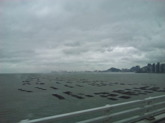 香港の海