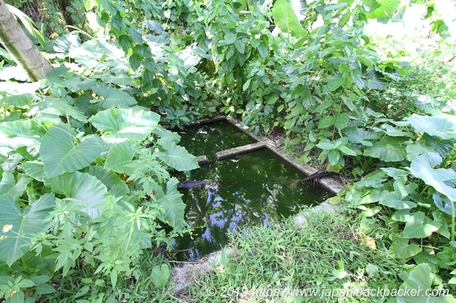 日本軍の貯水池