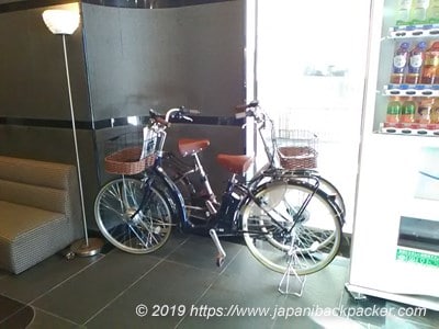 コートホテル新潟の自転車