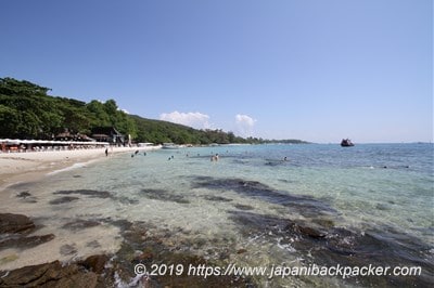 サメット島アオパイビーチ