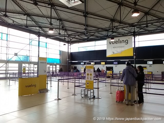 シャルルドゴール空港ブエリング航空カウンター