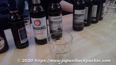 ファイブ エレメンツ ホステル フランクフルト　ビール試飲会