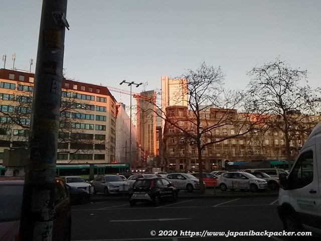 フランクフルト駅前