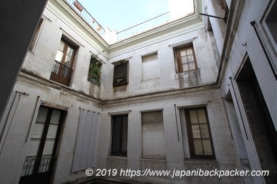 バルセロナ旧市街の建物