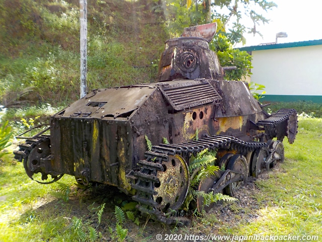 ポンペイ島 旧日本軍の戦車