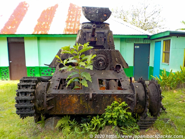ポンペイ島 旧日本軍の戦車