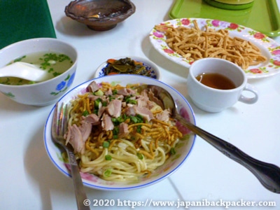 ミャンマーのラーメン