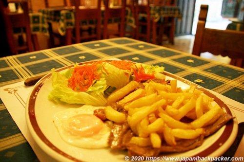 スペインの定食