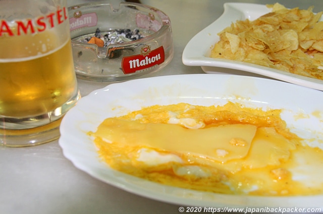スペインのチーズオムレツ