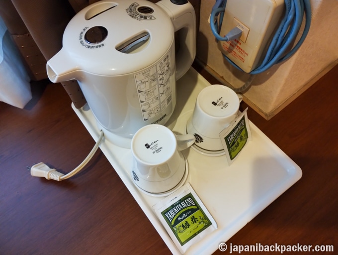 アイピーシティホテル大阪 お茶セット