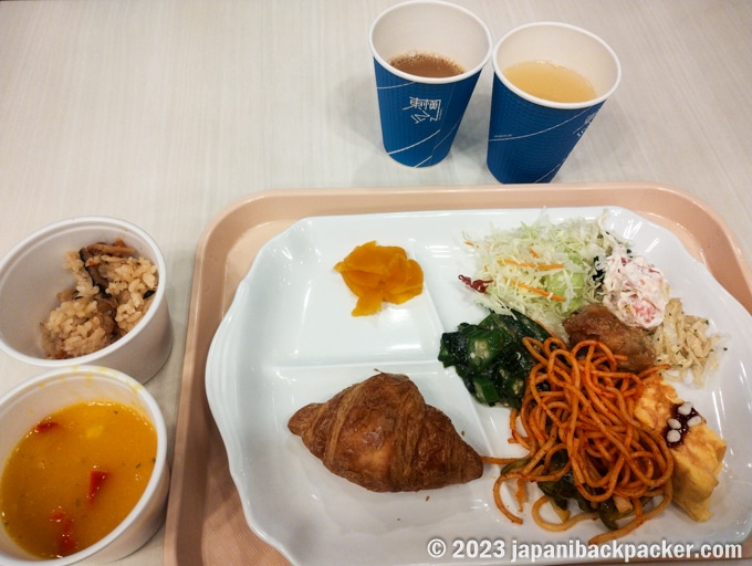 東横イン京都五条烏丸の朝食