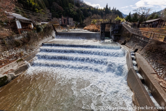 蘭川取水堰堤