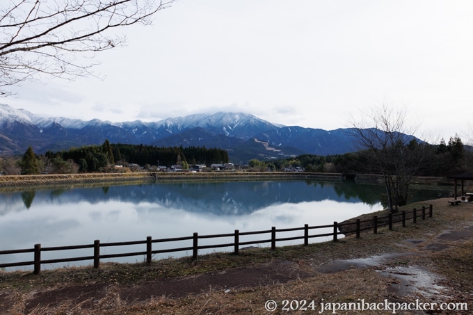 馬籠宿の池