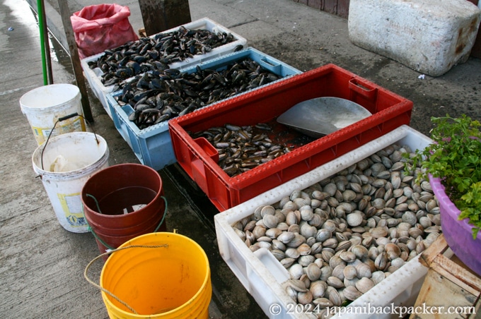 チロエ島の海産物屋
