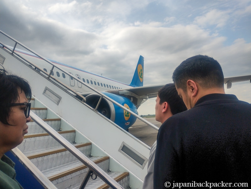 空港のタラップ