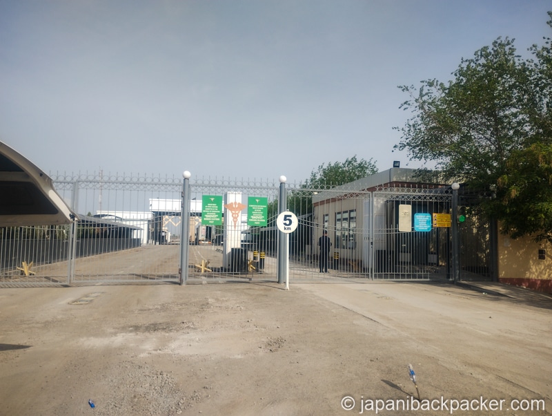 Shavat Chbp, Granitsa Uzbekistan-Turkmenistan
