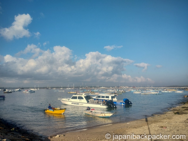 バリ島の港
