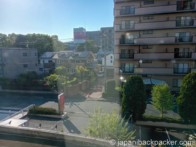 アパホテル相模原 古淵駅前のシングルルームからの眺め