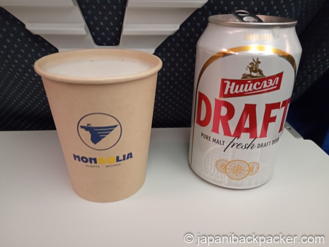 モンゴルの缶ビール