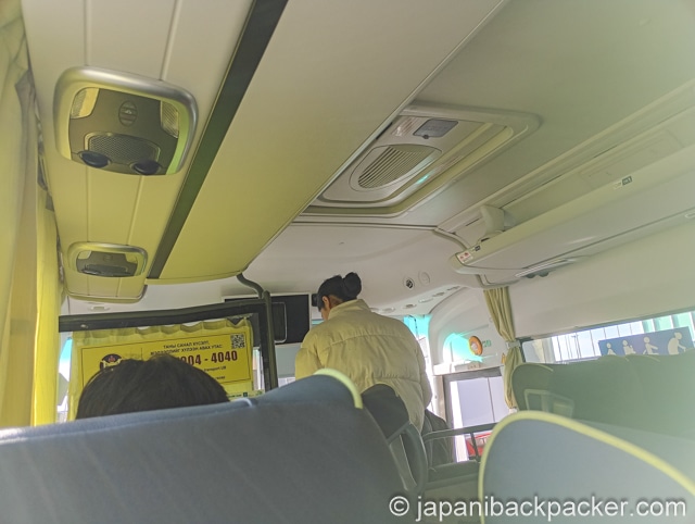 チンギスハーン国際空港の公共バス