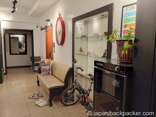 ウランバートルのZaya Hostelの玄関