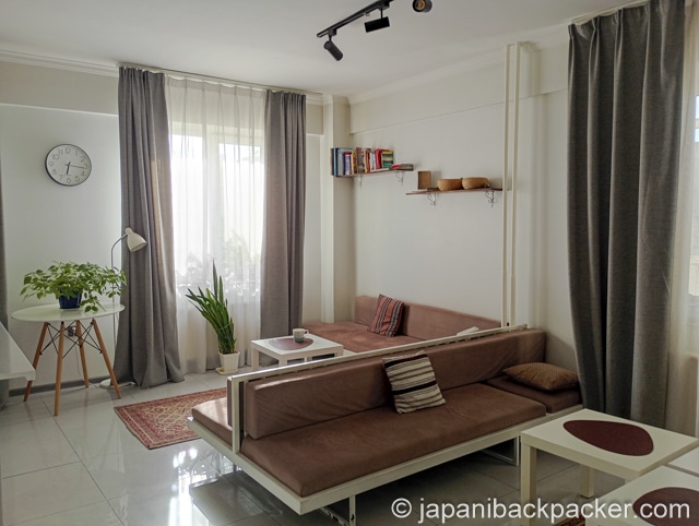 ウランバートルのZaya Hostelのリビングルーム