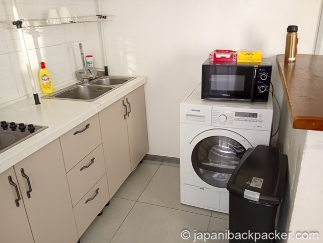 ウランバートルのZaya Hostelのキッチン