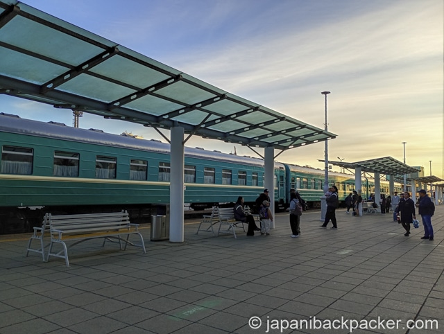 ウランバートル駅のホーム
