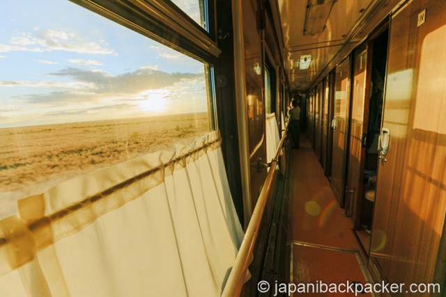 モンゴル鉄道の車窓